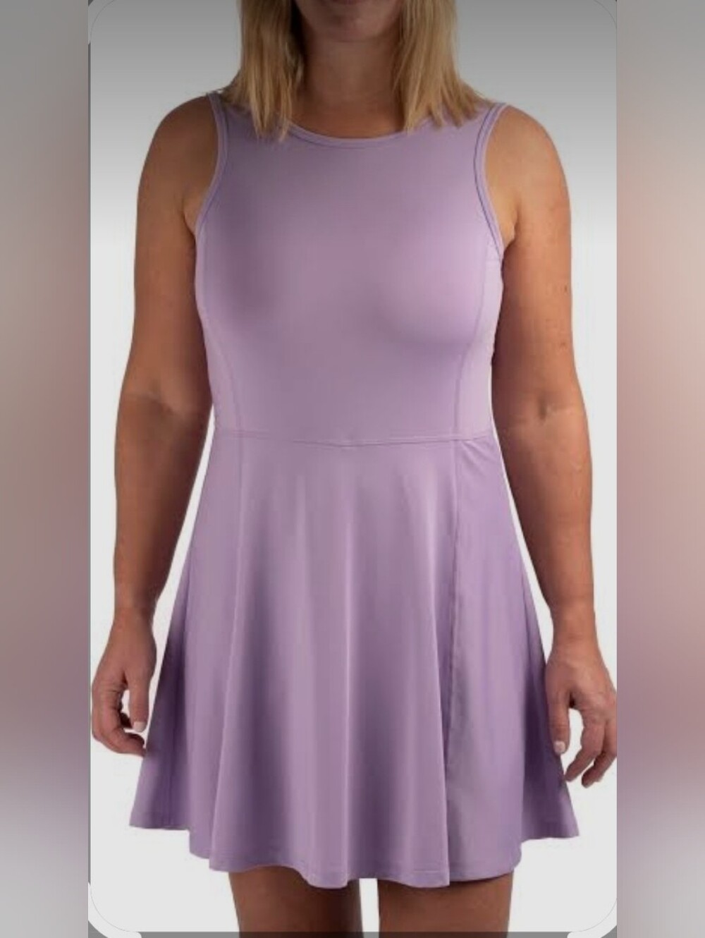 *NWT* LPGA Women's Swing-A-Line Dress in Lavender With Build In Shorts Size XL
